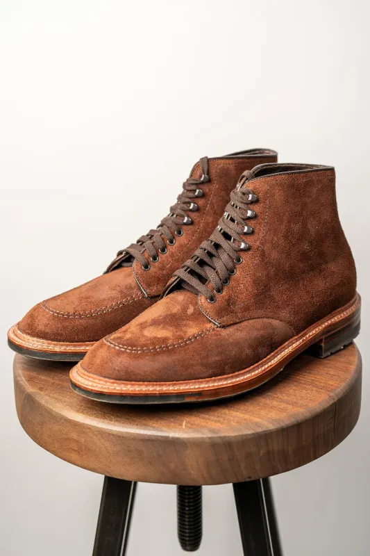 Alden 4015HC Mocc Toe Boot - Reverse Tobacco Oiled Nubuck sold by Franklin and Poe