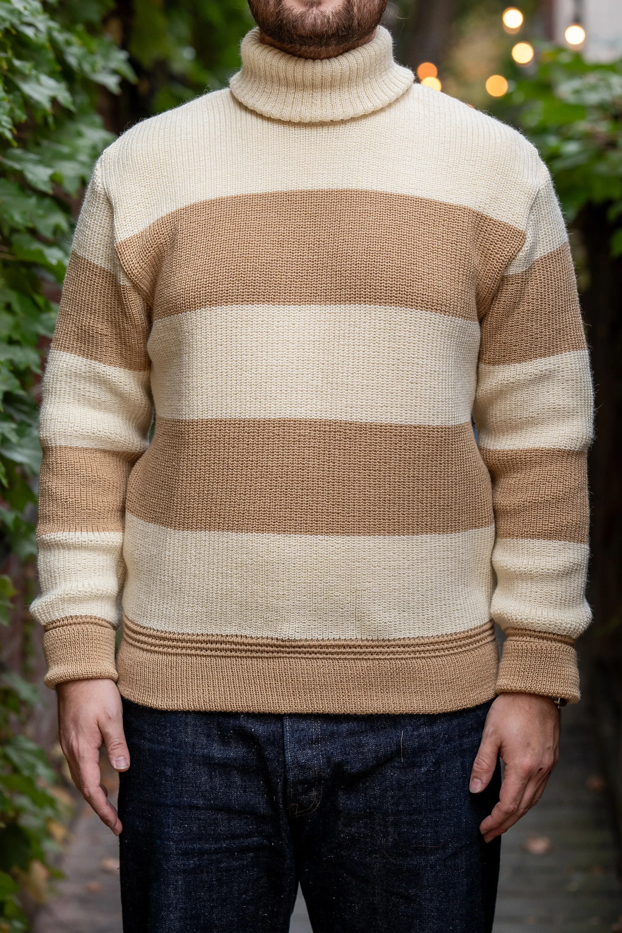 Heimat Textil Signal Sweater - Seashell/Desert sold by Franklin and Poe