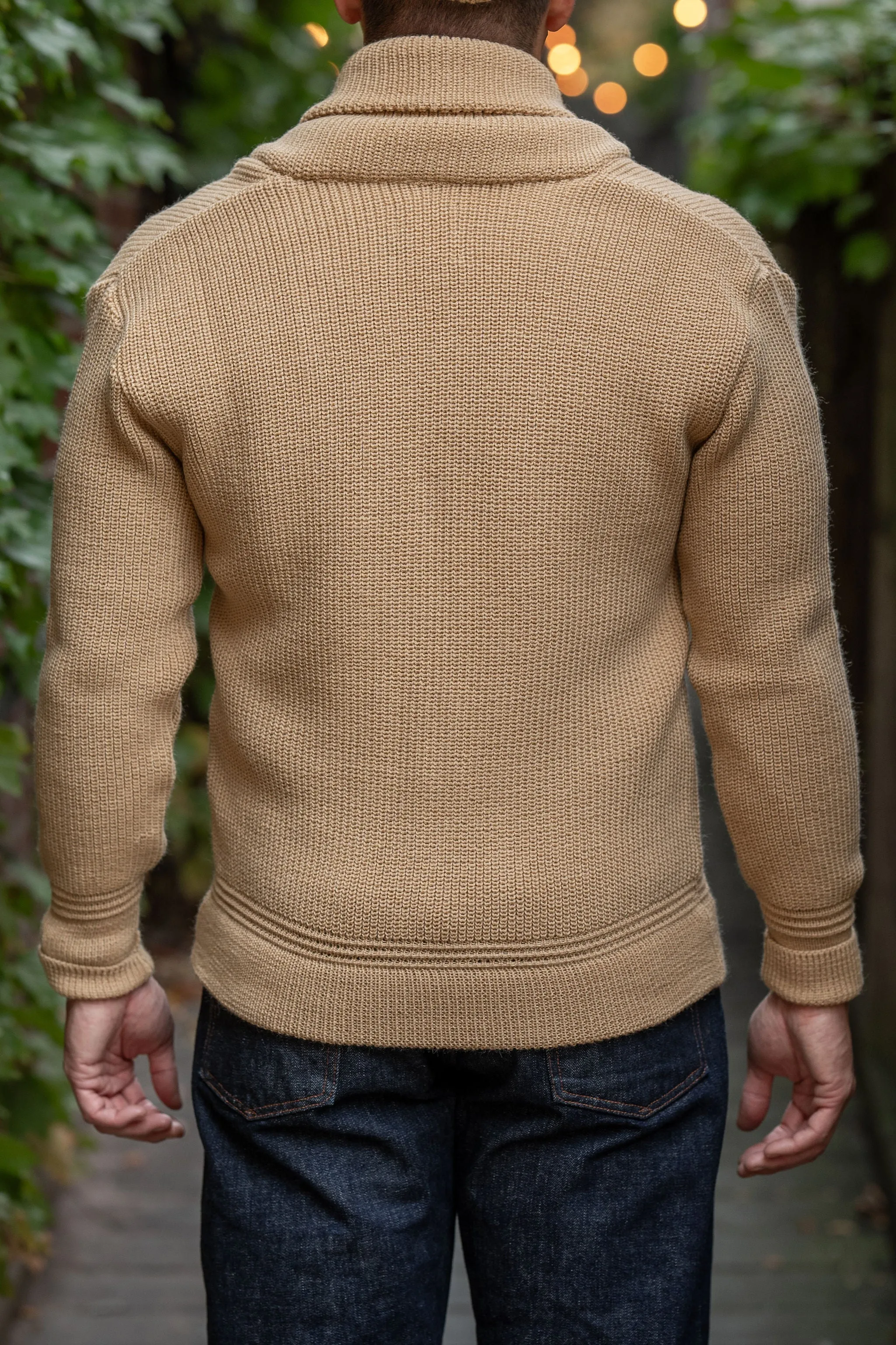 Heimat Textil Eiger Cardigan - Desert sold by Franklin and Poe product image thumbnail 3