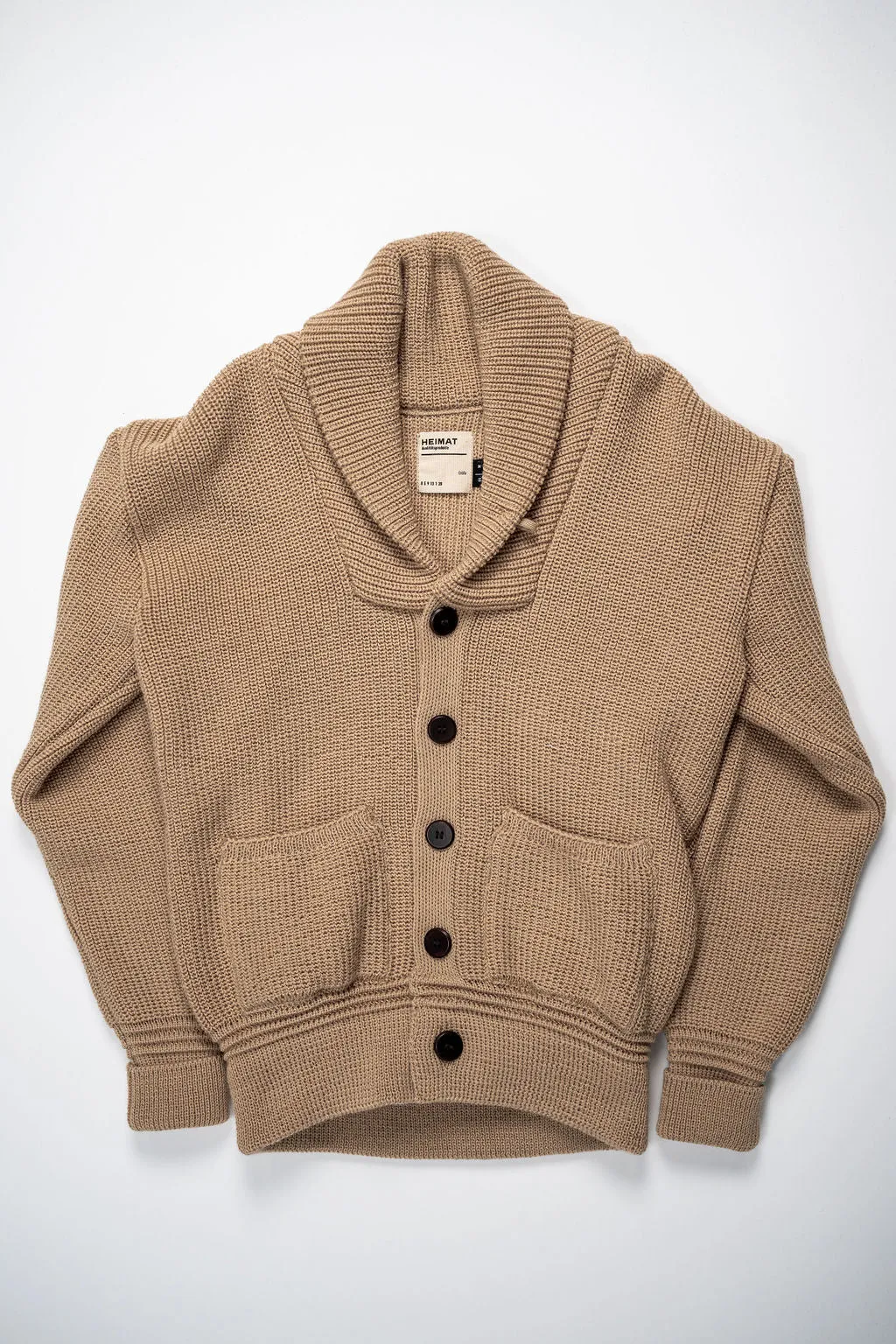 Heimat Textil Eiger Cardigan - Desert sold by Franklin and Poe product image thumbnail 4