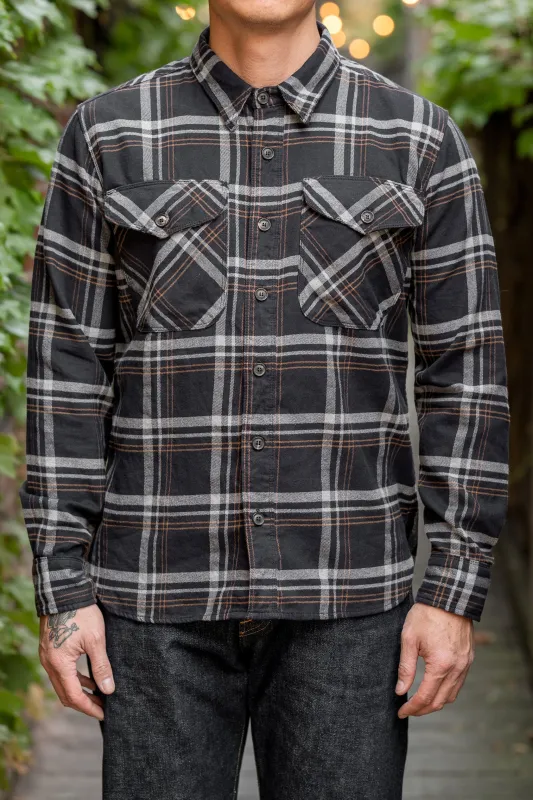 Freenote Cloth Utility - Black Plaid sold by Franklin and Poe