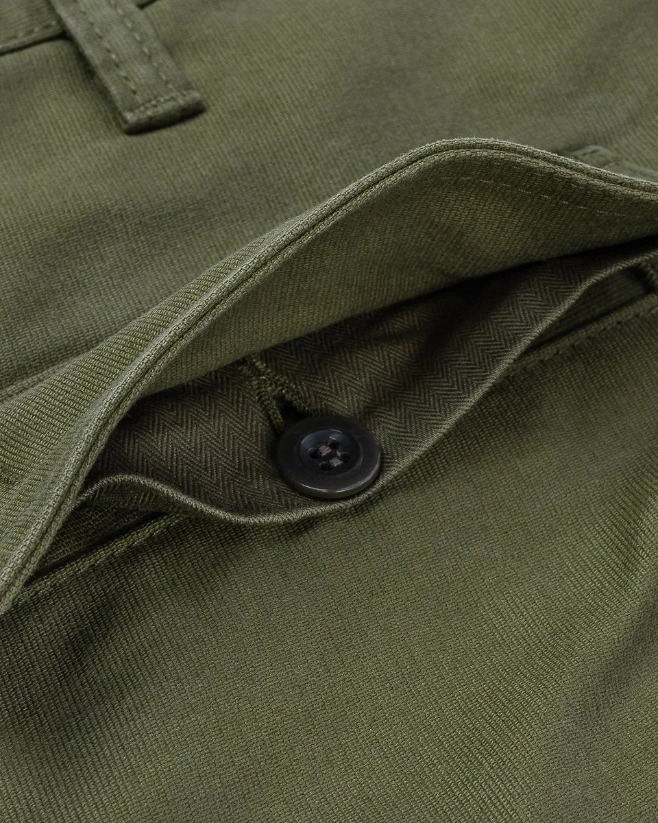 Iron Heart IH-738-GRN Whipcord Cargo Pants - Army Green sold by Franklin and Poe product image thumbnail 4