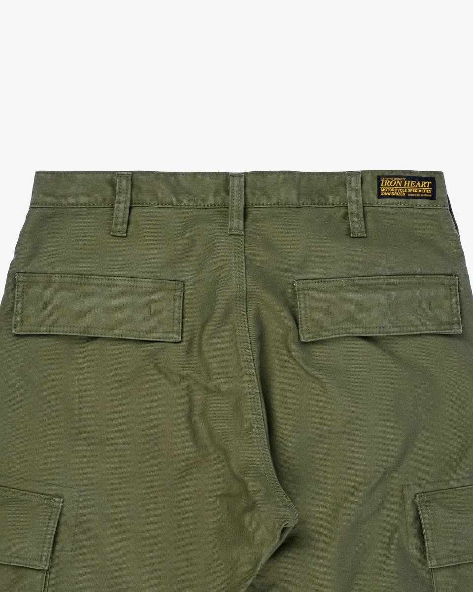 Iron Heart IH-738-GRN Whipcord Cargo Pants - Army Green sold by Franklin and Poe product image thumbnail 3