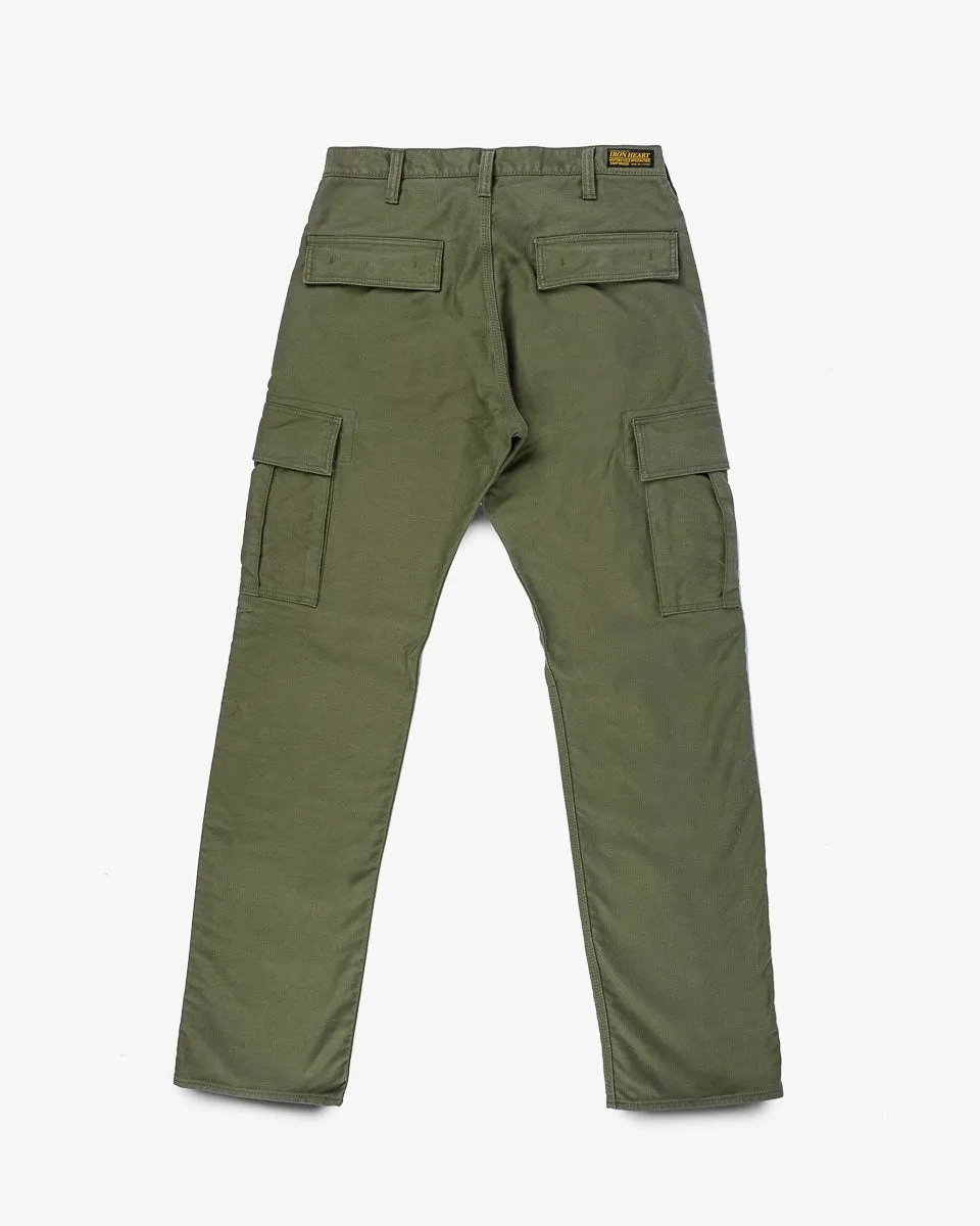 Iron Heart IH-738-GRN Whipcord Cargo Pants - Army Green sold by Franklin and Poe product image thumbnail 2