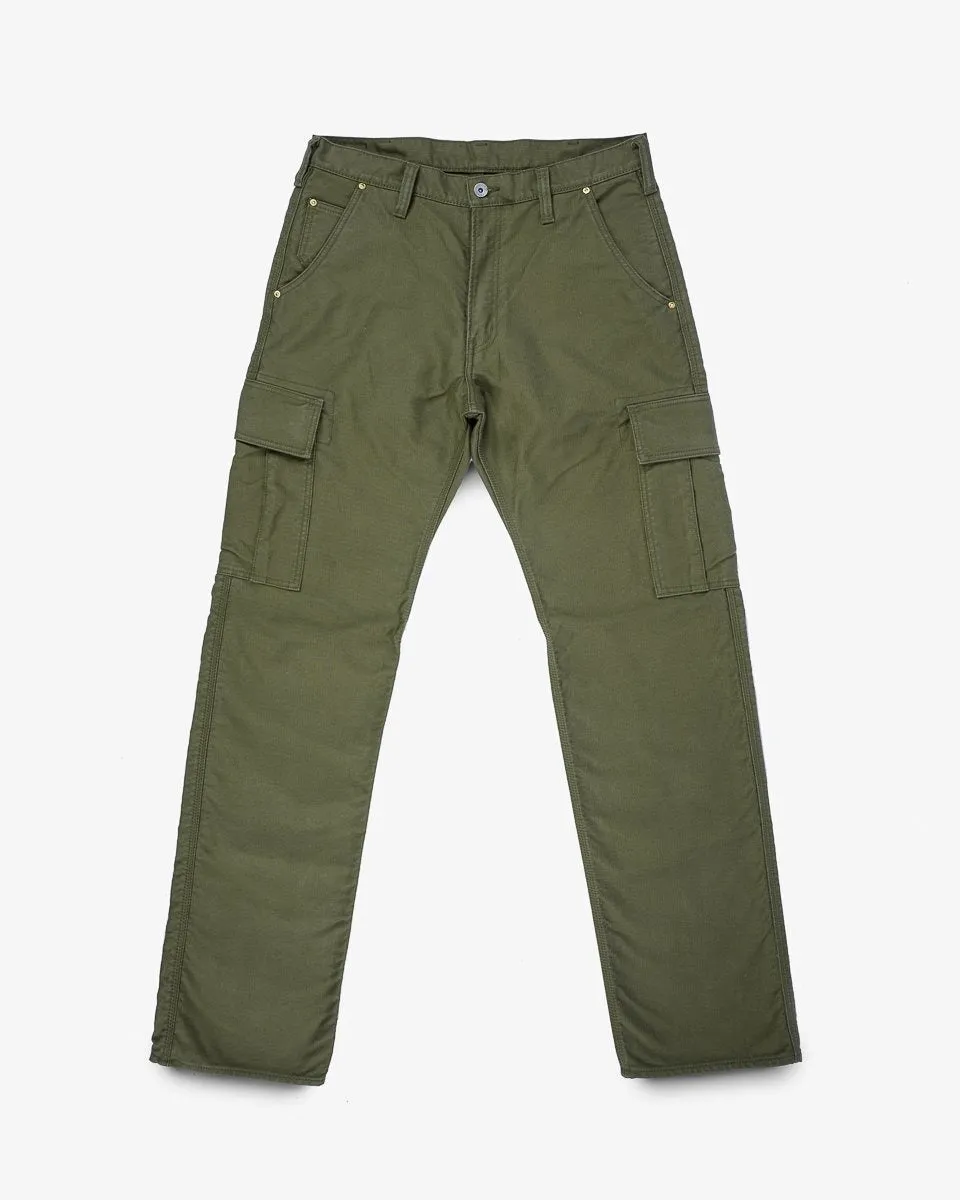 Iron Heart IH-738-GRN Whipcord Cargo Pants - Army Green sold by Franklin and Poe