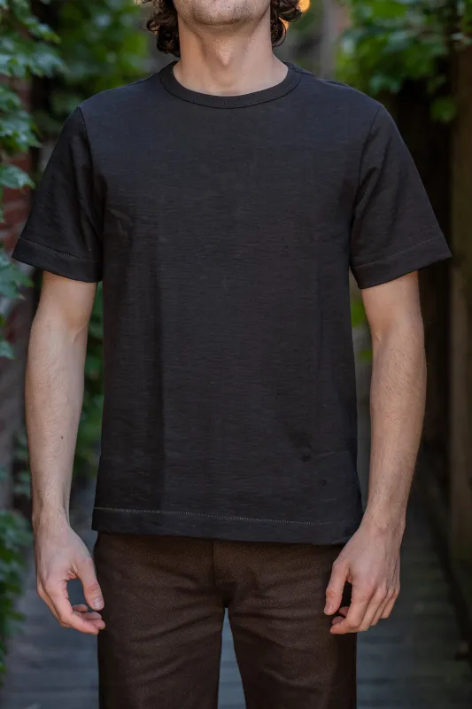 Merz b. Schwanen 2S14 Men's Crew Neck T-Shirt - Charcoal sold by Franklin and Poe