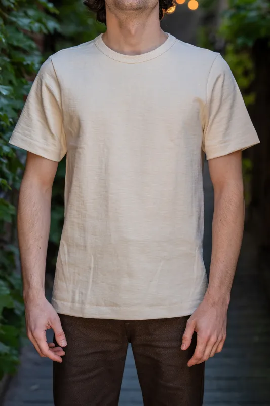 Merz b. Schwanen 2S14 Men's Crew Neck T-Shirt - Nature sold by Franklin and Poe