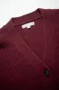 Merz LOCG02 Good Basics Cardigan - Burgundy sold by Franklin and Poe