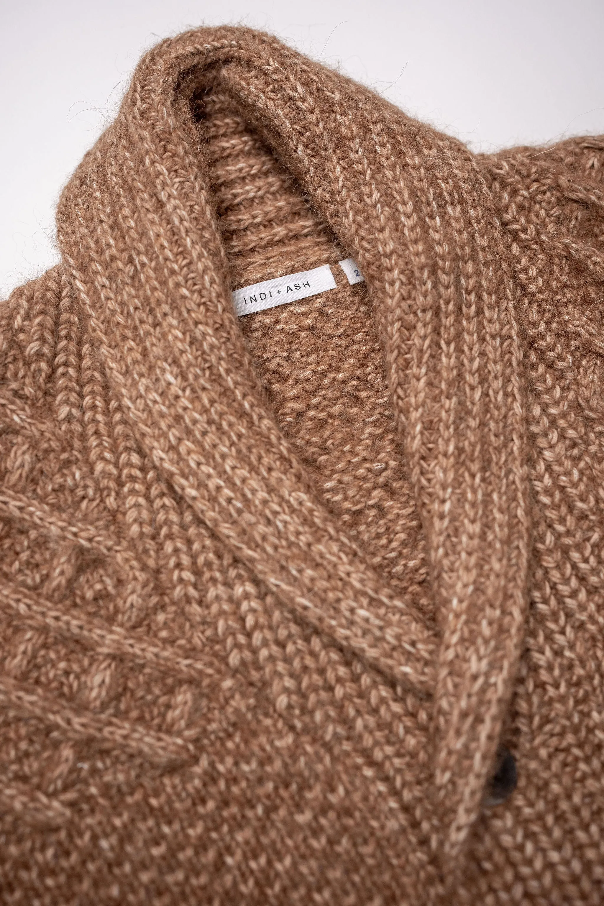 Indi + Ash Andes Cardigan - Camel sold by Franklin and Poe product image thumbnail 5