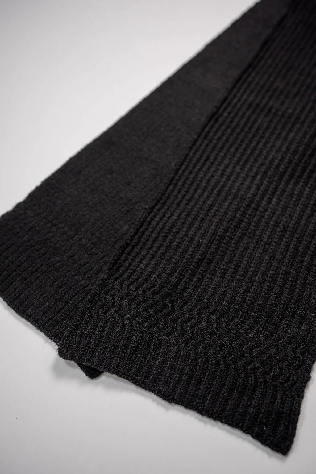 3sixteen Alpaca Rib Scarf - Black sold by Franklin and Poe product image thumbnail 2