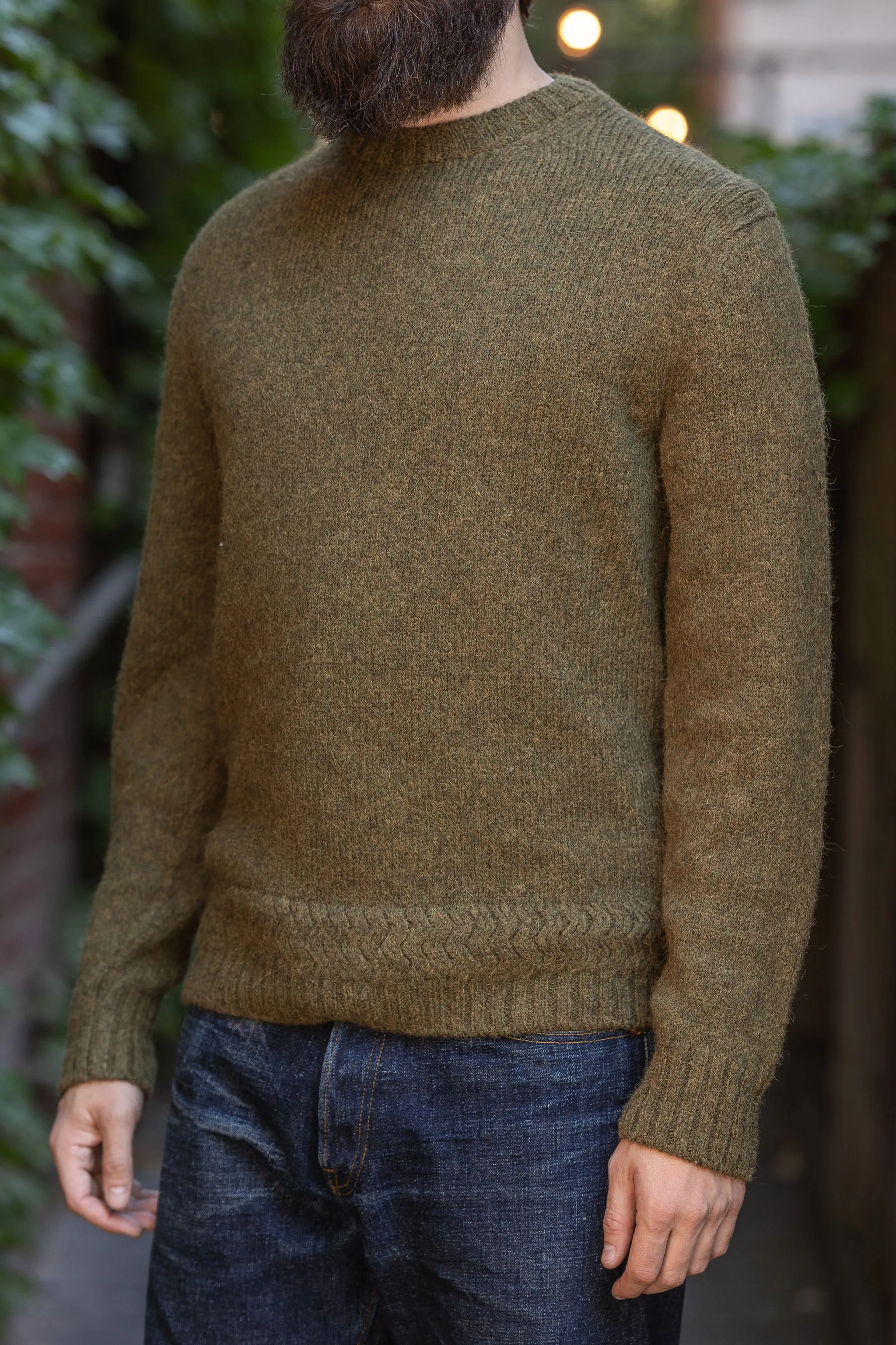 3sixteen Alpaca Crewneck - Forest sold by Franklin and Poe product image thumbnail 2