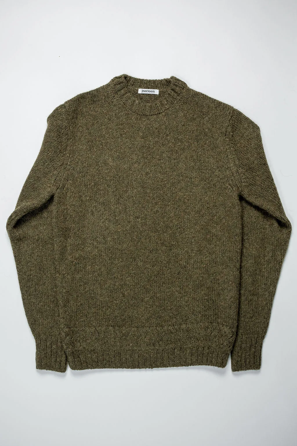3sixteen Alpaca Crewneck - Forest sold by Franklin and Poe product image thumbnail 5