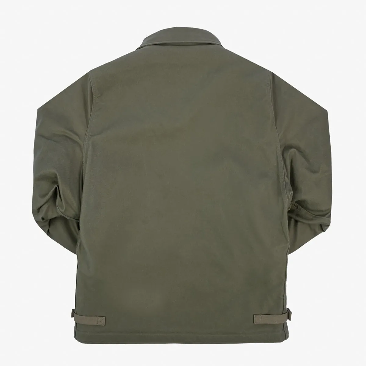 Iron Heart IHM-45-GRN Oiled Whipcord A2 Deck Jacket - Army Green sold by Franklin and Poe product image thumbnail 5