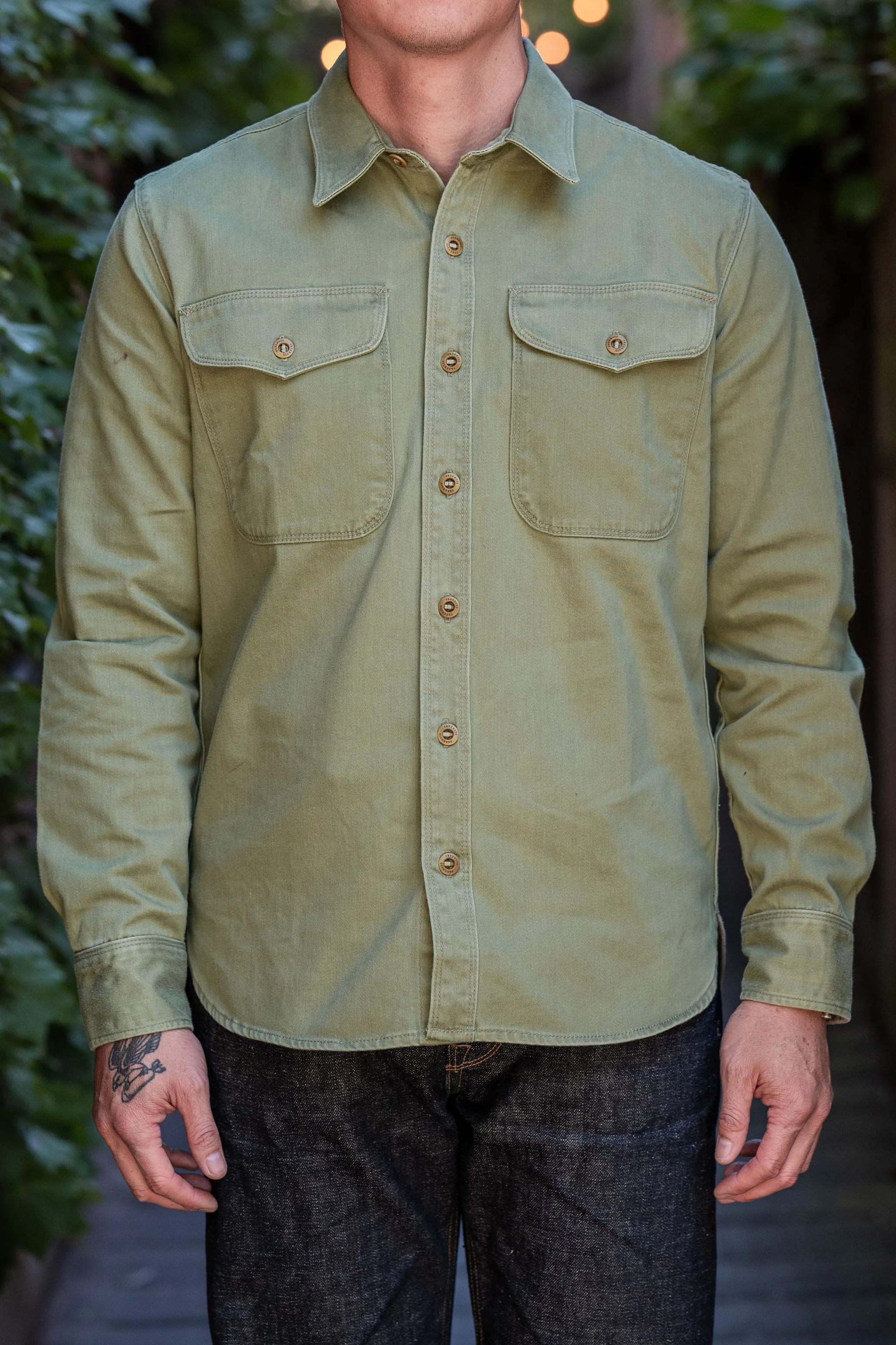 Freenote Cloth Utility - Olive sold by Franklin and Poe