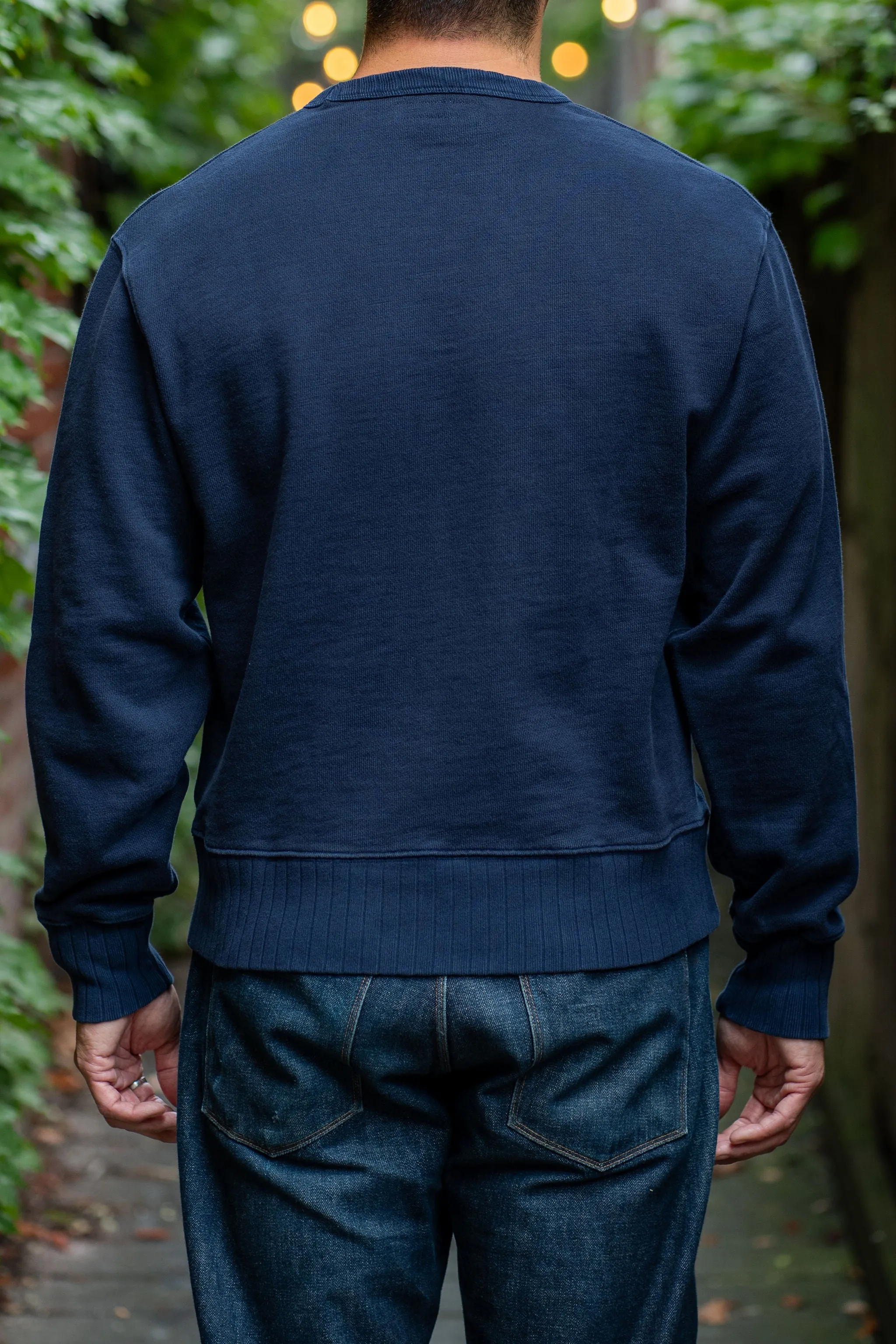 Merz b. Schwanen RFC01 Good Basics 19oz Relaxed Fit Sweatshirt - Dark Navy sold by Franklin and Poe product image thumbnail 3