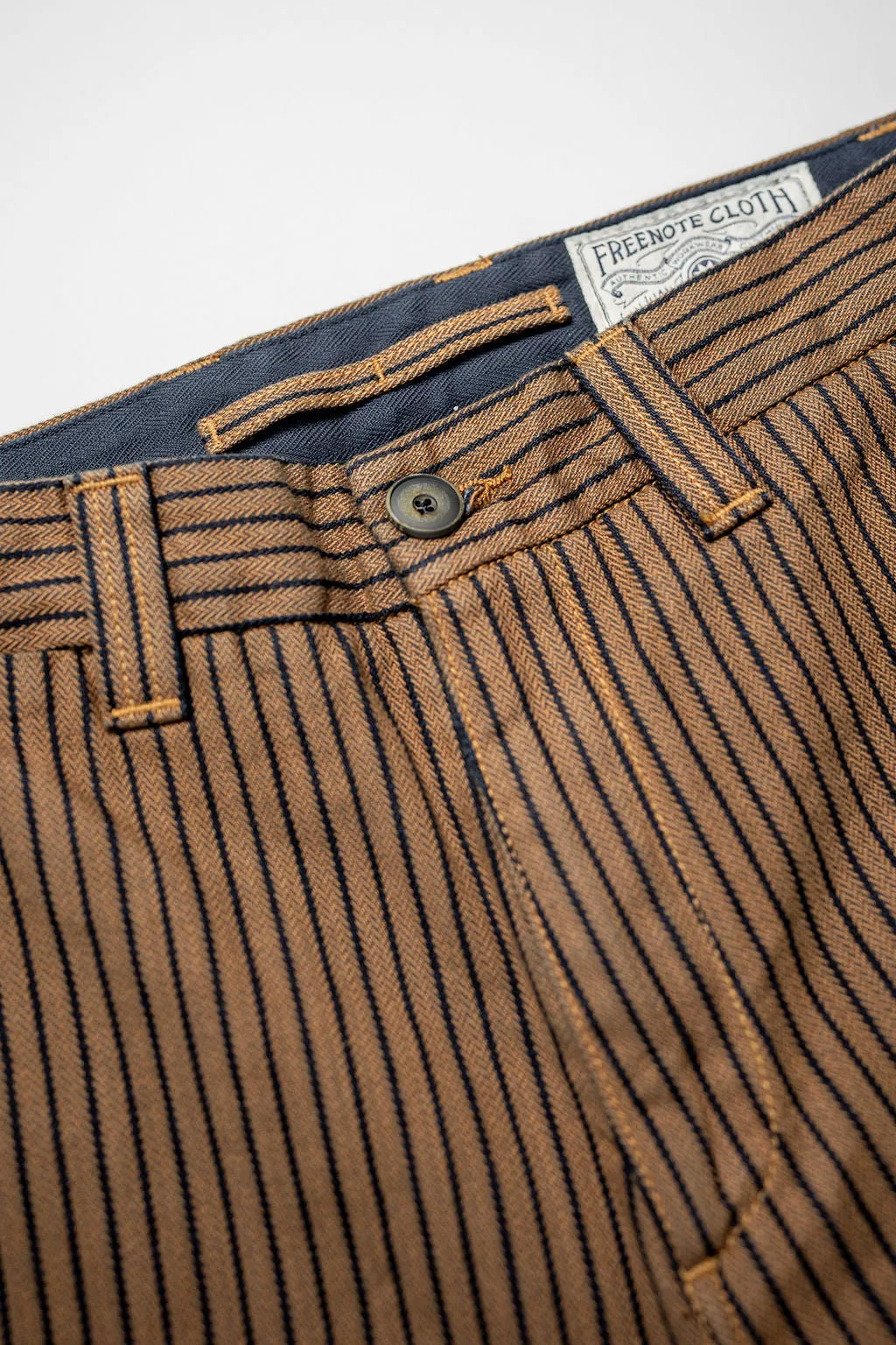 Freenote Cloth Deck Pant - Brown Herringbone Dobby sold by Franklin and Poe product image thumbnail 5