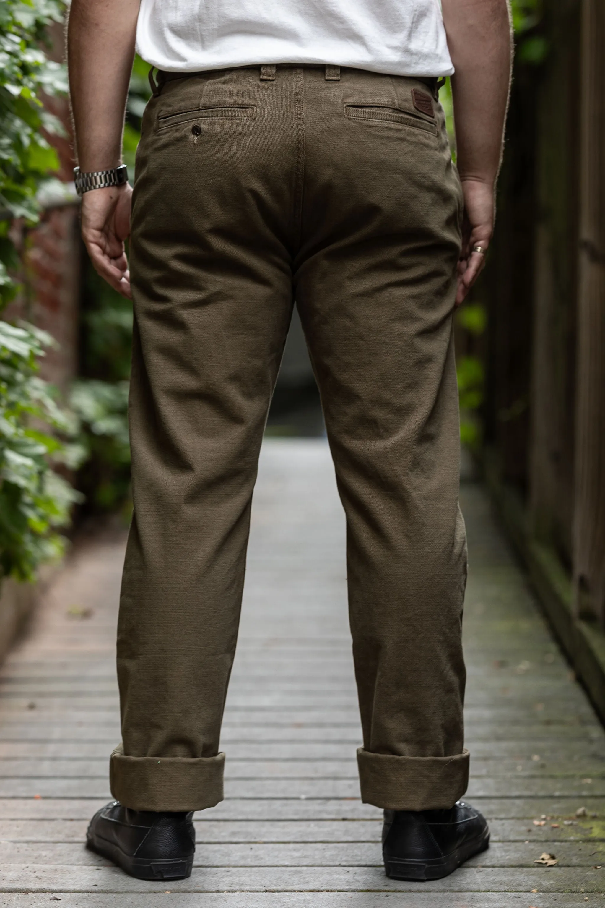 Freenote Cloth Deck Pant - 14oz Slub Army sold by Franklin and Poe product image thumbnail 3