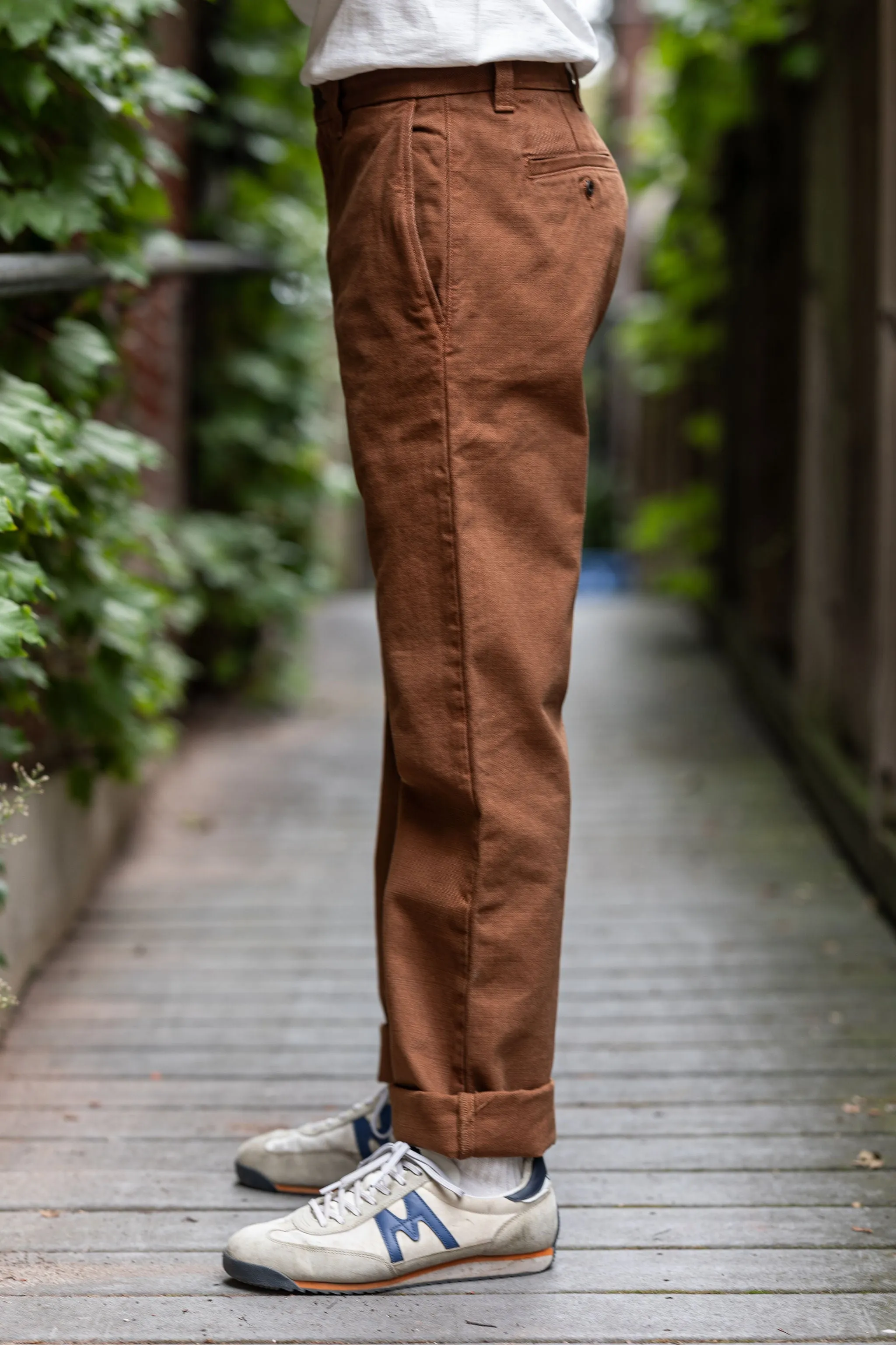 Freenote Cloth Deck Pant - 14oz Slub Rust sold by Franklin and Poe product image thumbnail 2