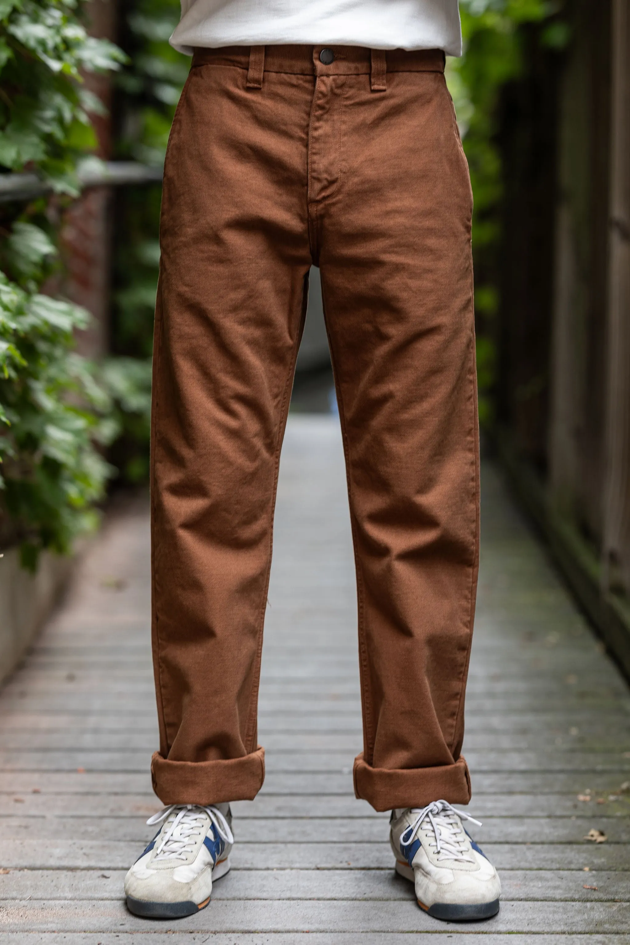 Freenote Cloth Deck Pant - 14oz Slub Rust sold by Franklin and Poe