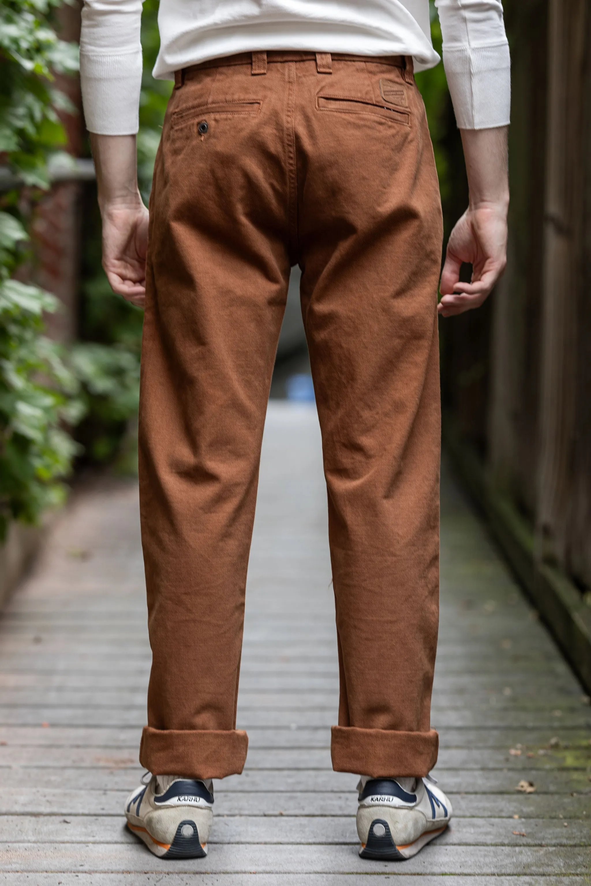 Freenote Cloth Deck Pant - 14oz Slub Rust sold by Franklin and Poe product image thumbnail 3