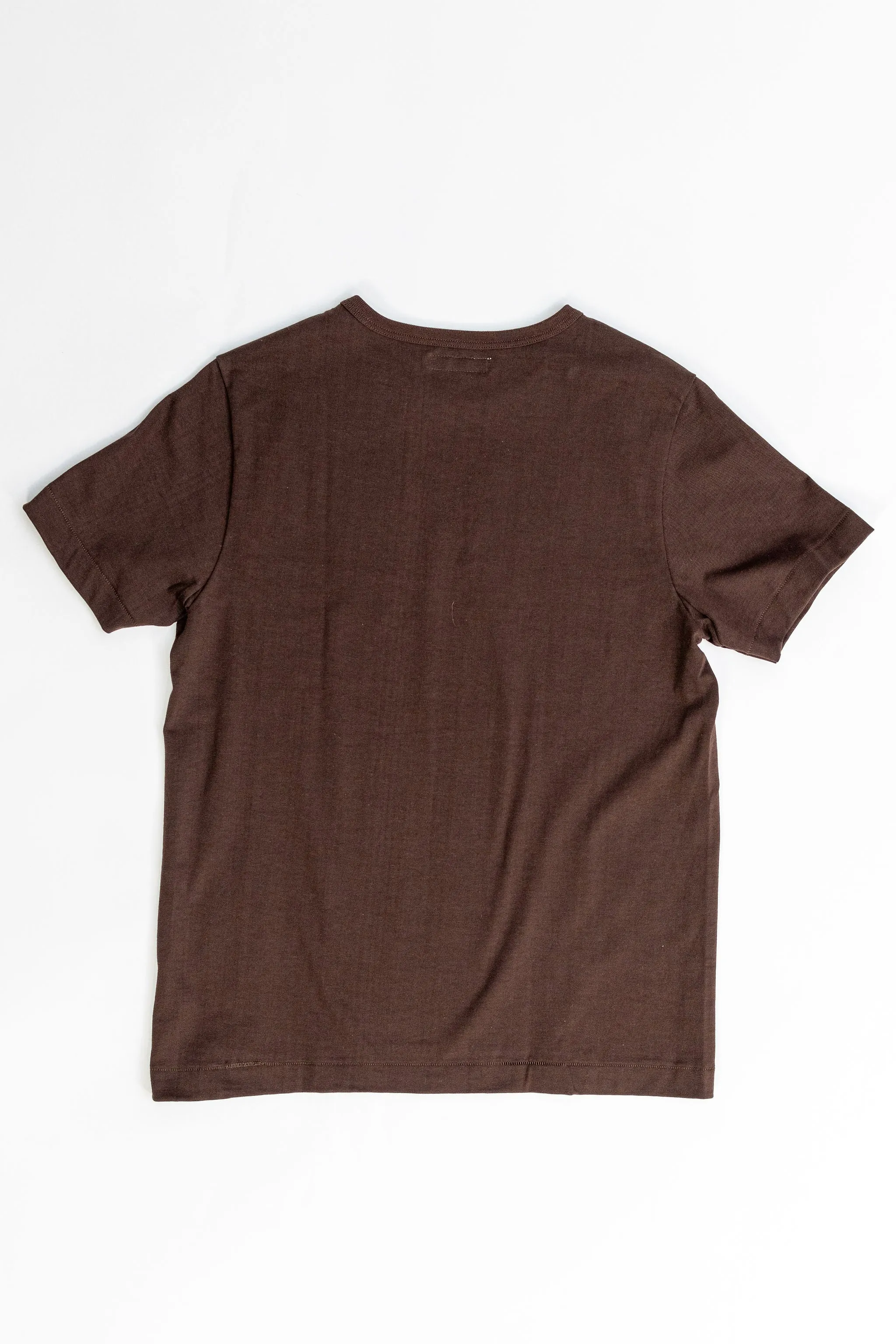 Merz b. Schwanen 215 Classic Crew Neck T-Shirt - Coffee sold by Franklin and Poe product image thumbnail 4