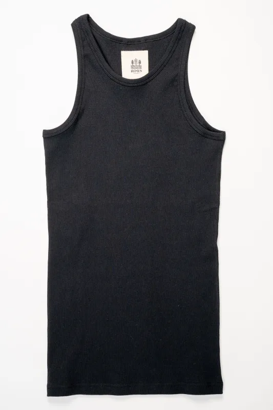 Hemen Biarritz Tank Top Gari - Black sold by Franklin and Poe