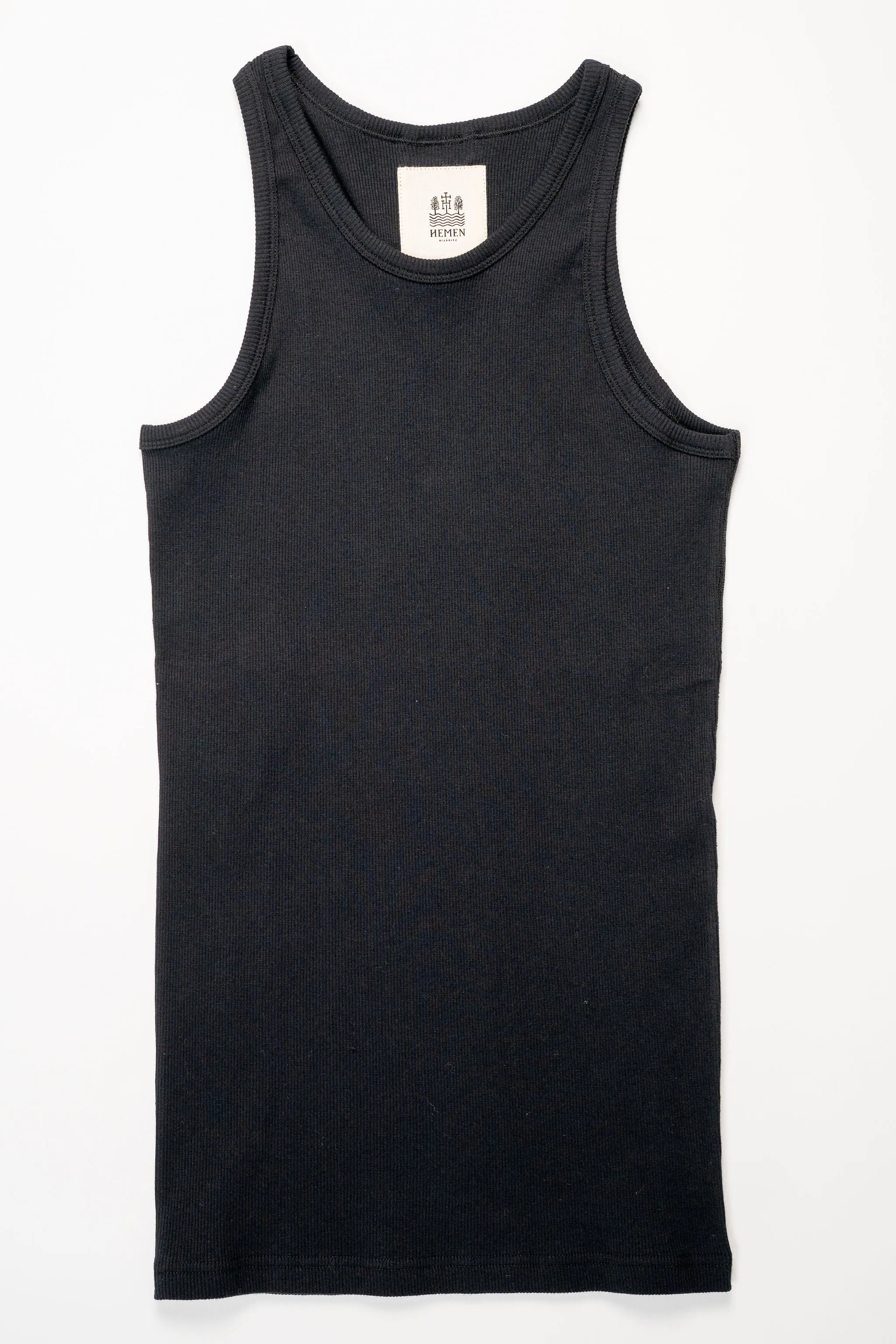 Hemen Biarritz Tank Top Gari - Black sold by Franklin and Poe