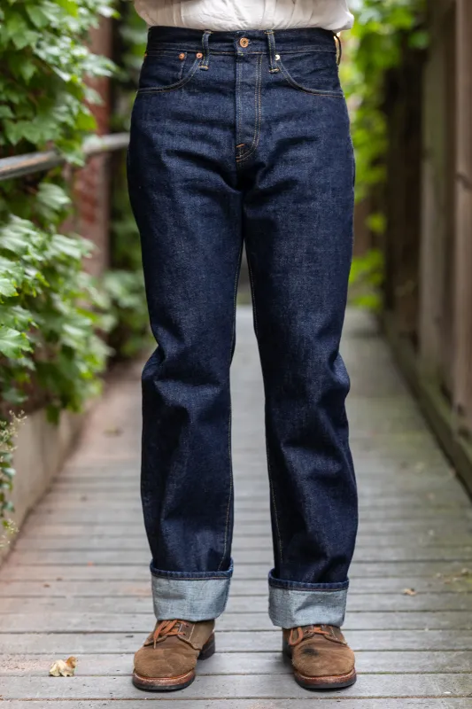 Indigofera x Franklin & Poe 8th Anniversary Kirk - 18oz Shiroyama Selvedge Denim sold by Franklin and Poe