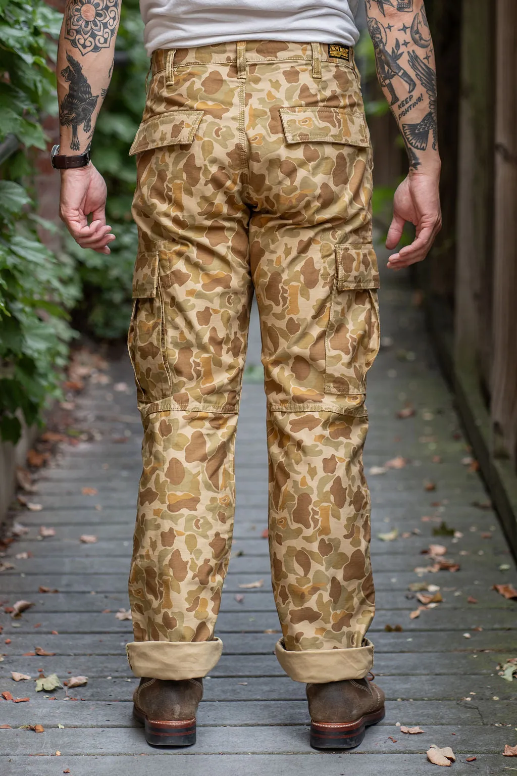 Iron Heart IH-737-DHC Satin Camouflage Cargo Pants - Duck Hunter sold by Franklin and Poe product image thumbnail 3