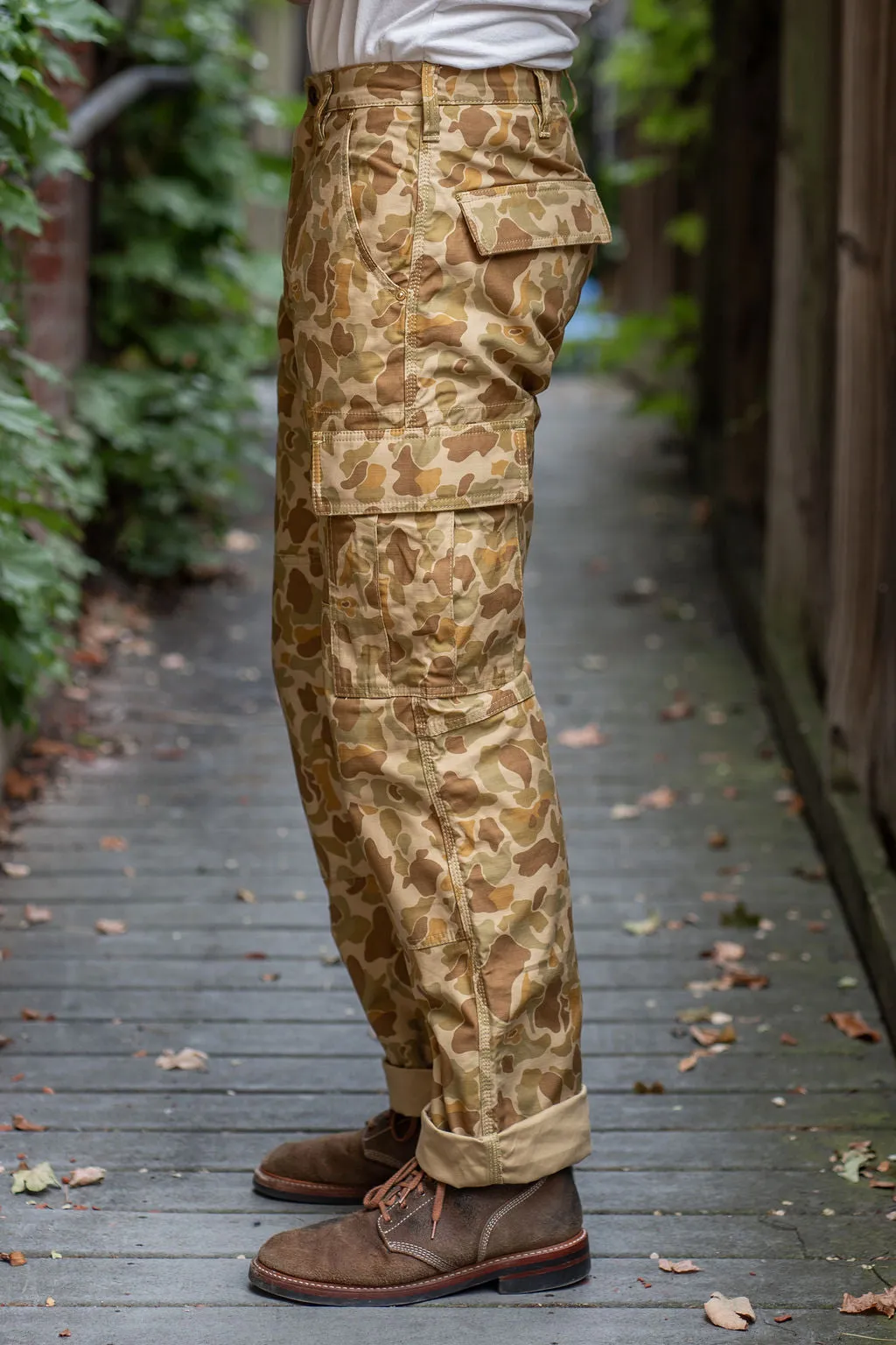 Iron Heart IH-737-DHC Satin Camouflage Cargo Pants - Duck Hunter sold by Franklin and Poe product image thumbnail 2