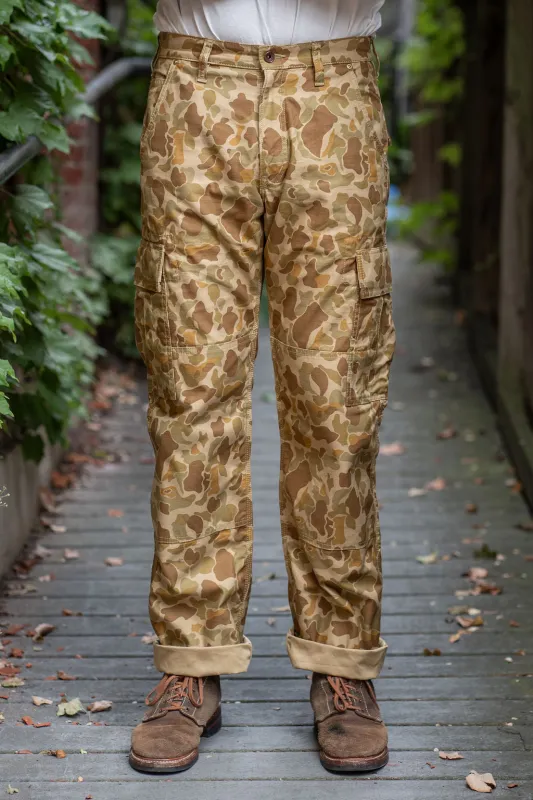 Iron Heart IH-737-DHC Satin Camouflage Cargo Pants - Duck Hunter sold by Franklin and Poe