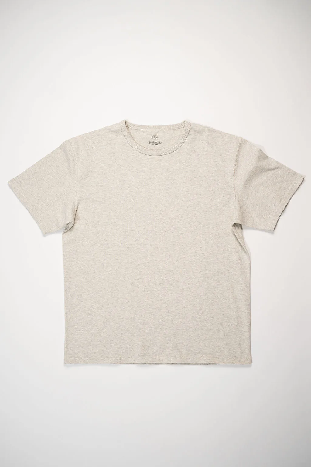 Knickerbocker Gym Heavyweight T-Shirt - Oat Grey sold by Franklin and Poe product image thumbnail 3
