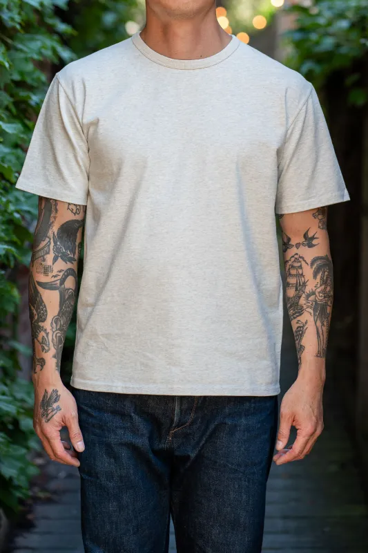 Knickerbocker Gym Heavyweight T-Shirt - Oat Grey sold by Franklin and Poe