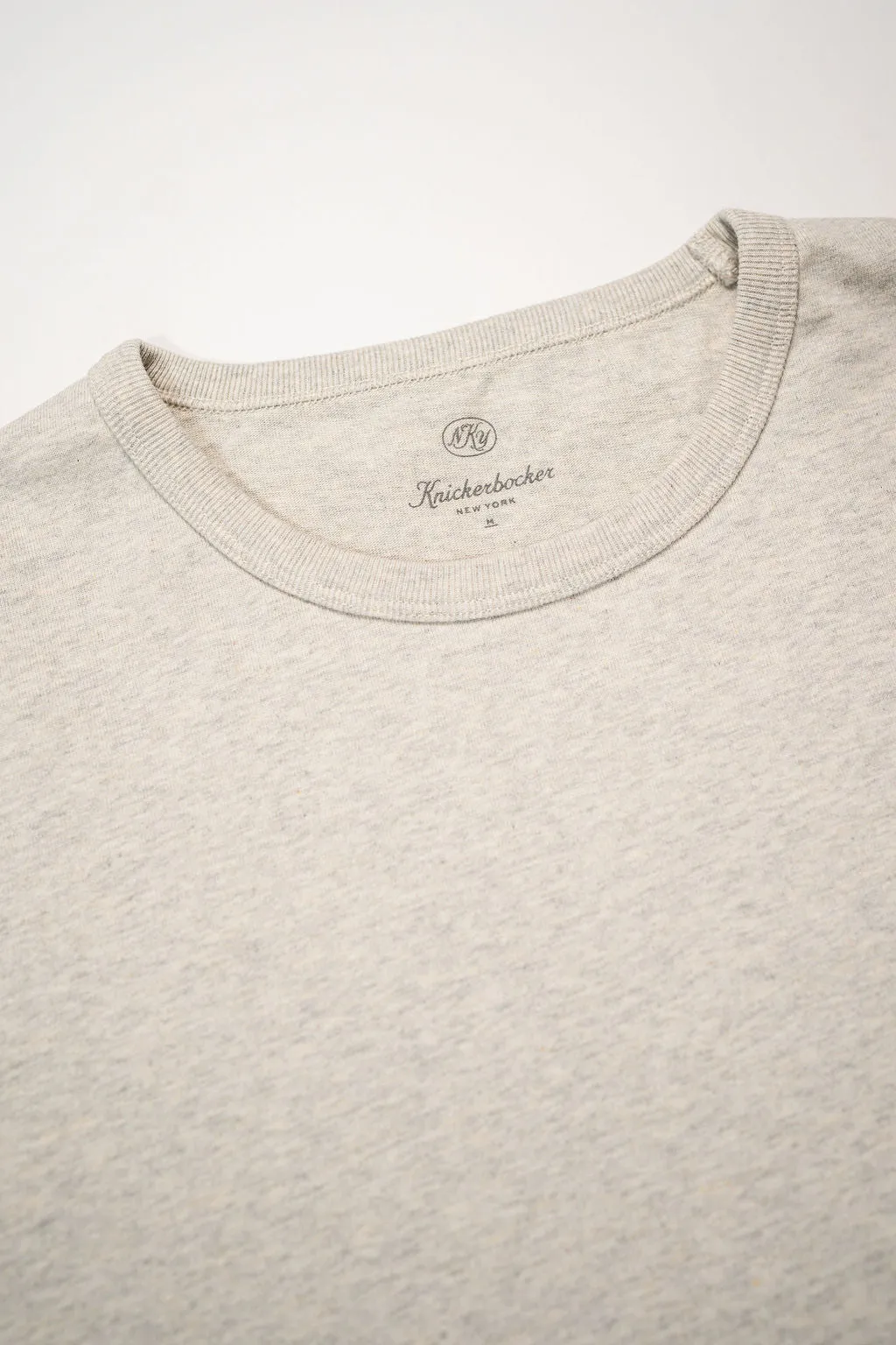 Knickerbocker Gym Heavyweight T-Shirt - Oat Grey sold by Franklin and Poe product image thumbnail 4