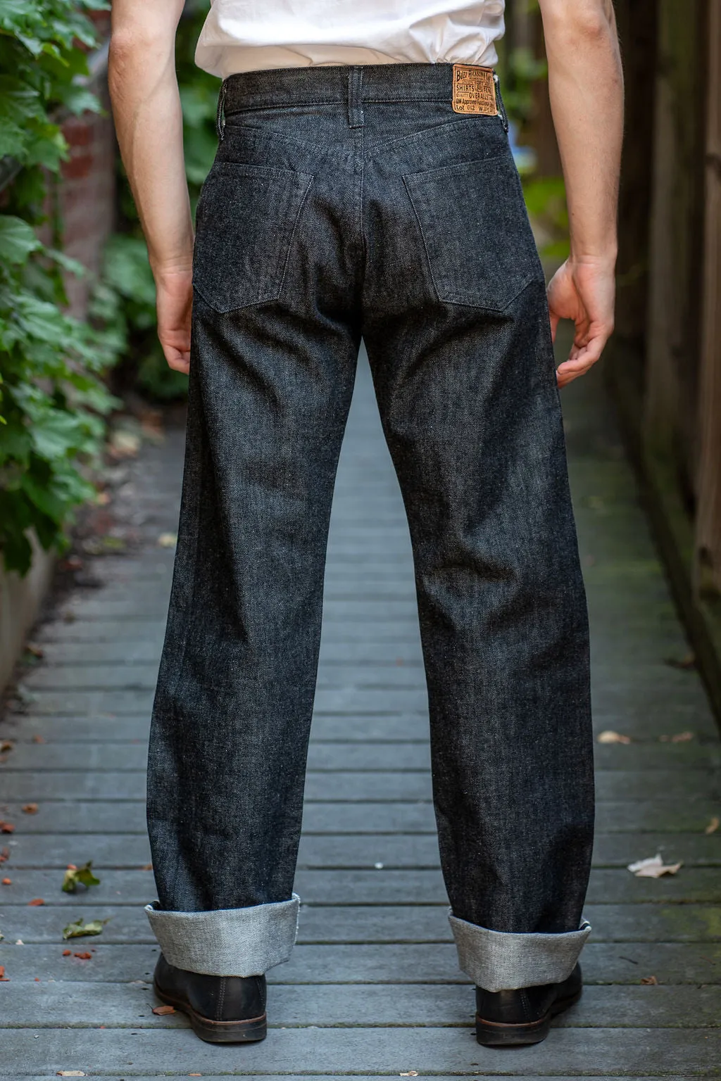 Buzz Rickson's BR43042 World War II Black Denim Waist Overalls - One Wash sold by Franklin and Poe product image thumbnail 3