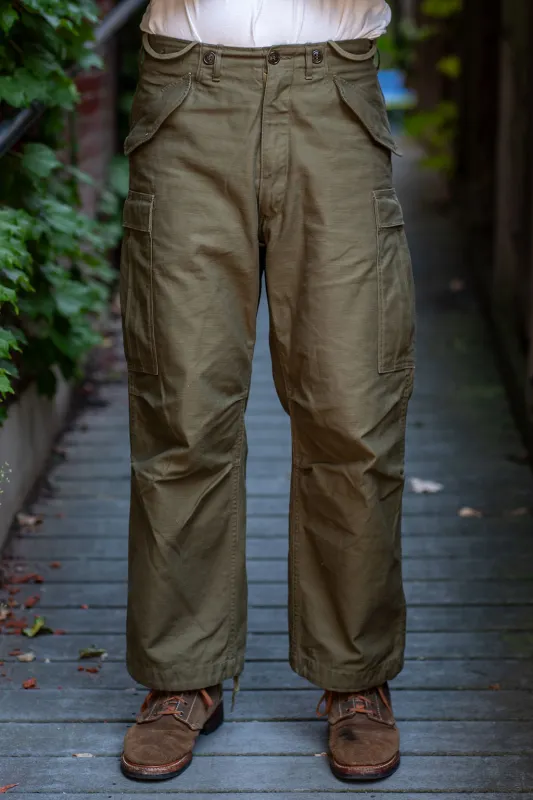 Buzz Rickson's BR41962 M-1951 Trousers - Olive sold by Franklin and Poe