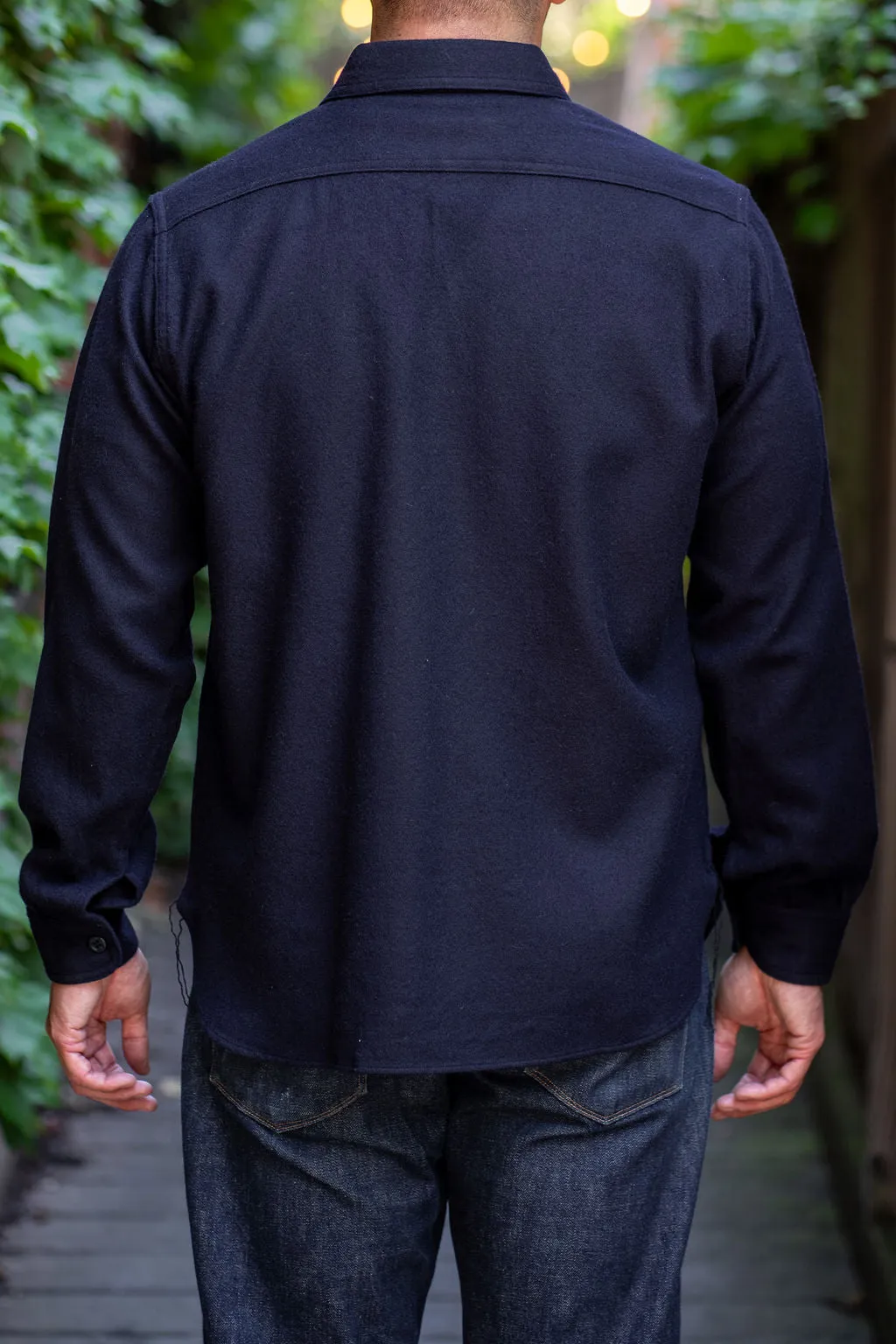 Buzz Rickson's BR24961 C.P.O. Shirt “Naval Clothing Factory” - Navy sold by Franklin and Poe product image thumbnail 3