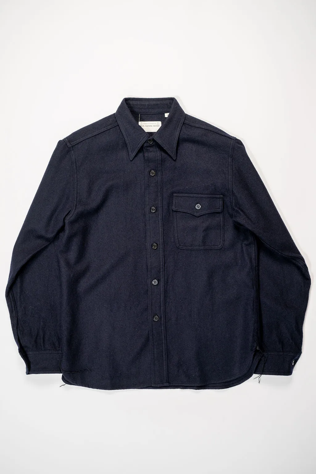 Buzz Rickson's BR24961 C.P.O. Shirt “Naval Clothing Factory” - Navy sold by Franklin and Poe product image thumbnail 4