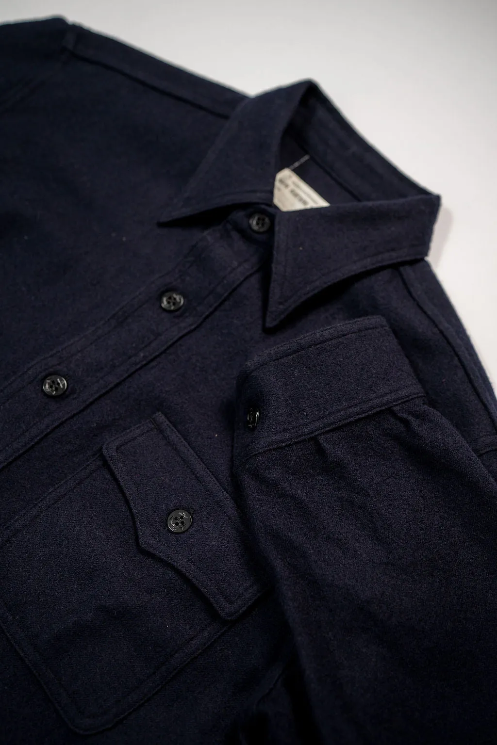 Buzz Rickson's BR24961 C.P.O. Shirt “Naval Clothing Factory” - Navy sold by Franklin and Poe product image thumbnail 5