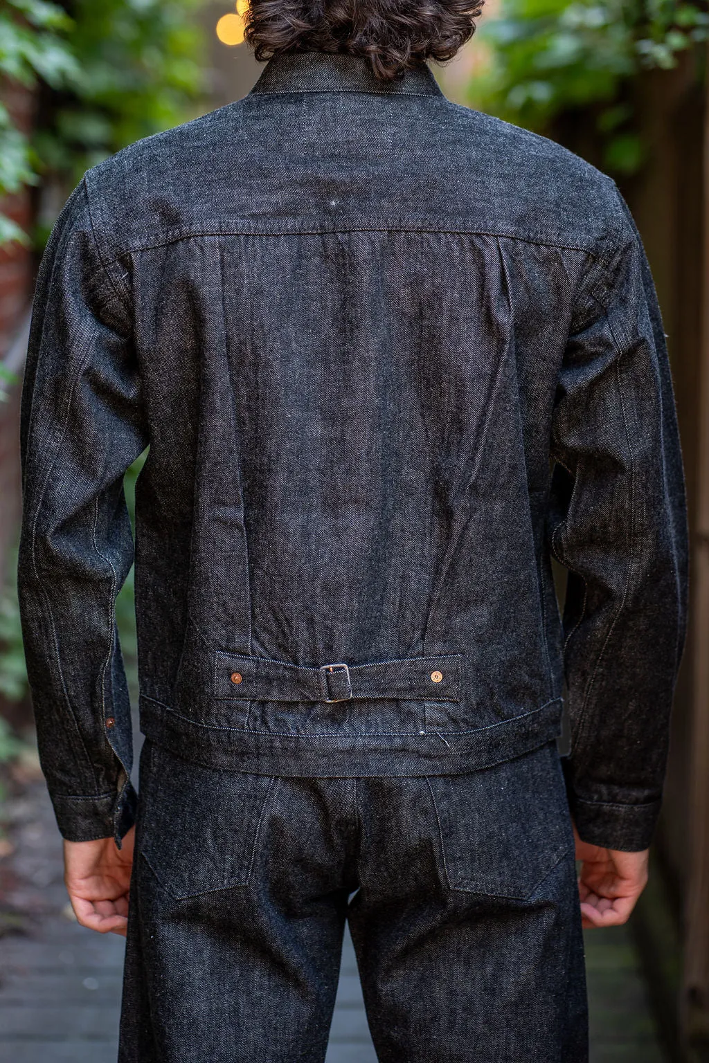 Buzz Rickson's BR16042 World War II Black Denim Blouse - One Wash sold by Franklin and Poe product image thumbnail 3