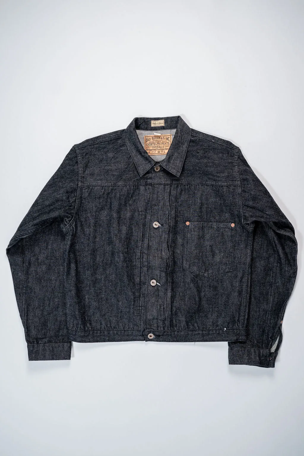 Buzz Rickson's BR16042 World War II Black Denim Blouse - One Wash sold by Franklin and Poe product image thumbnail 4