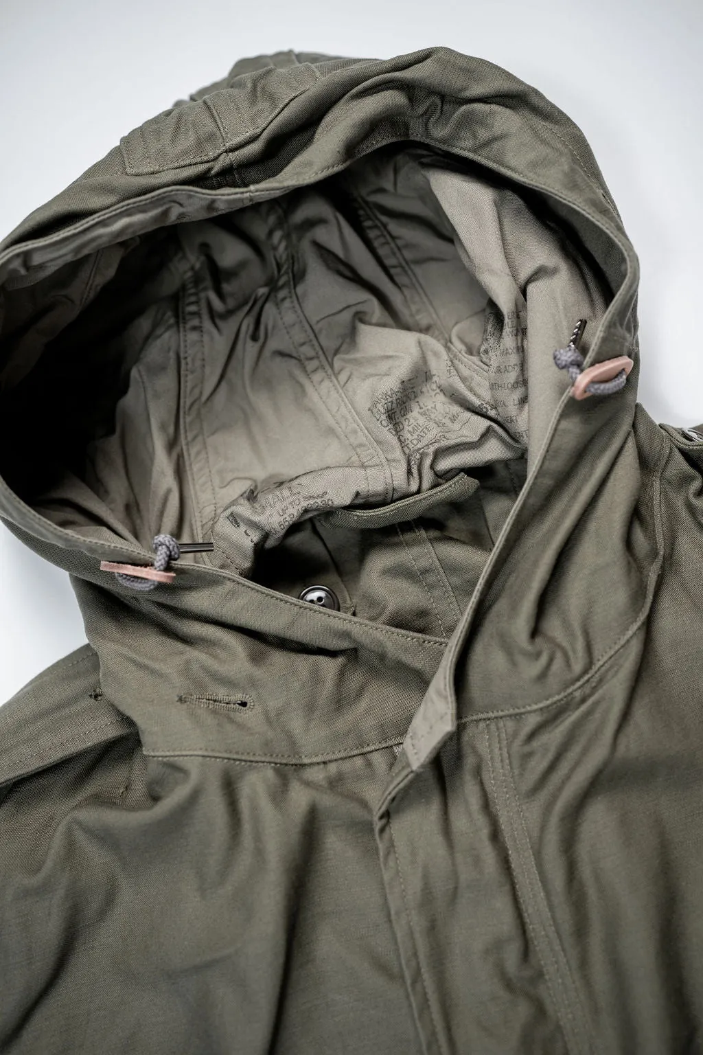 Buzz Rickson's BR12266 Type M-51 Parka - Olive Drab sold by Franklin and Poe product image thumbnail 5