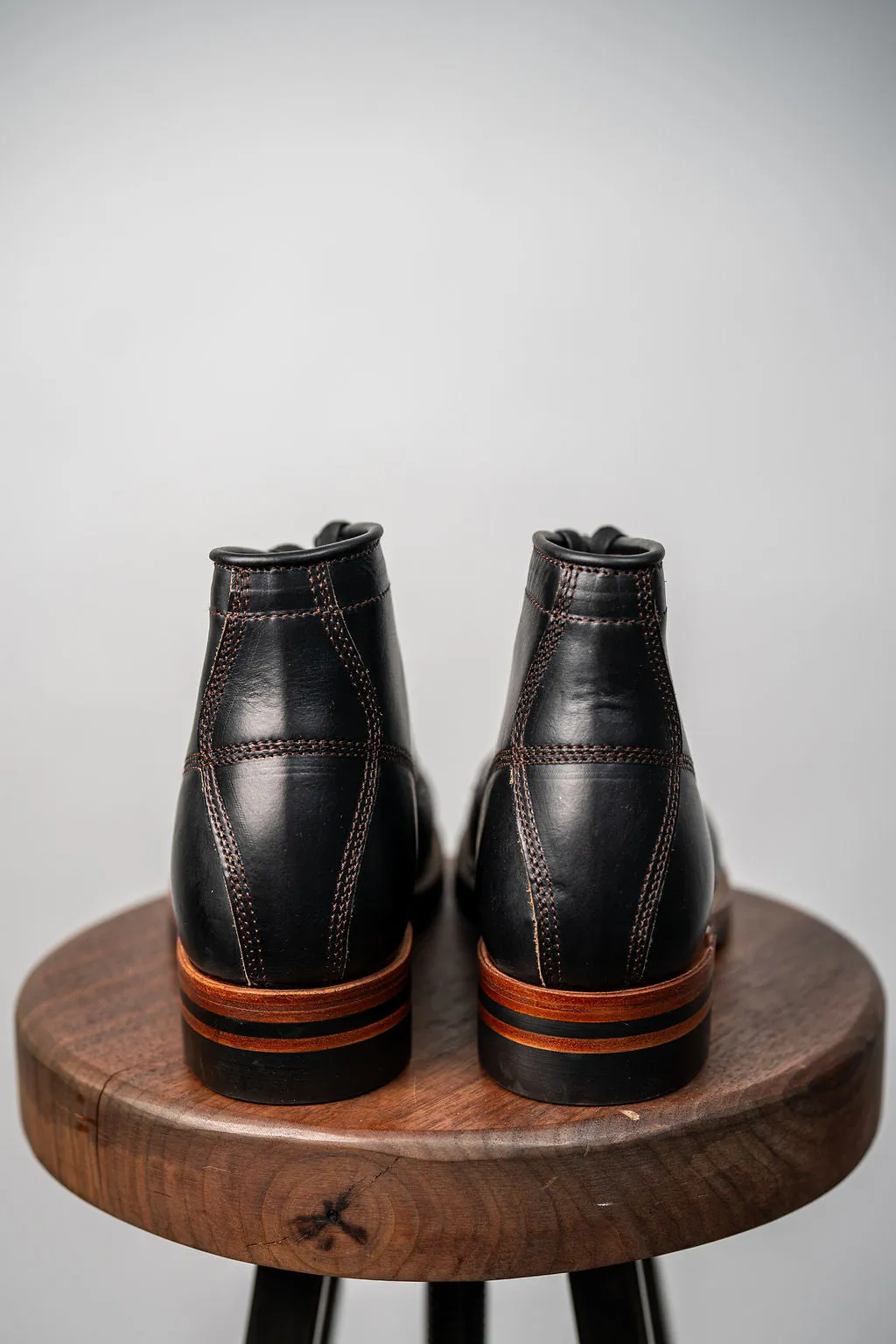 John Lofgren El Capitan Boots - Horween Leather Black Chromexcel sold by Franklin and Poe product image thumbnail 4