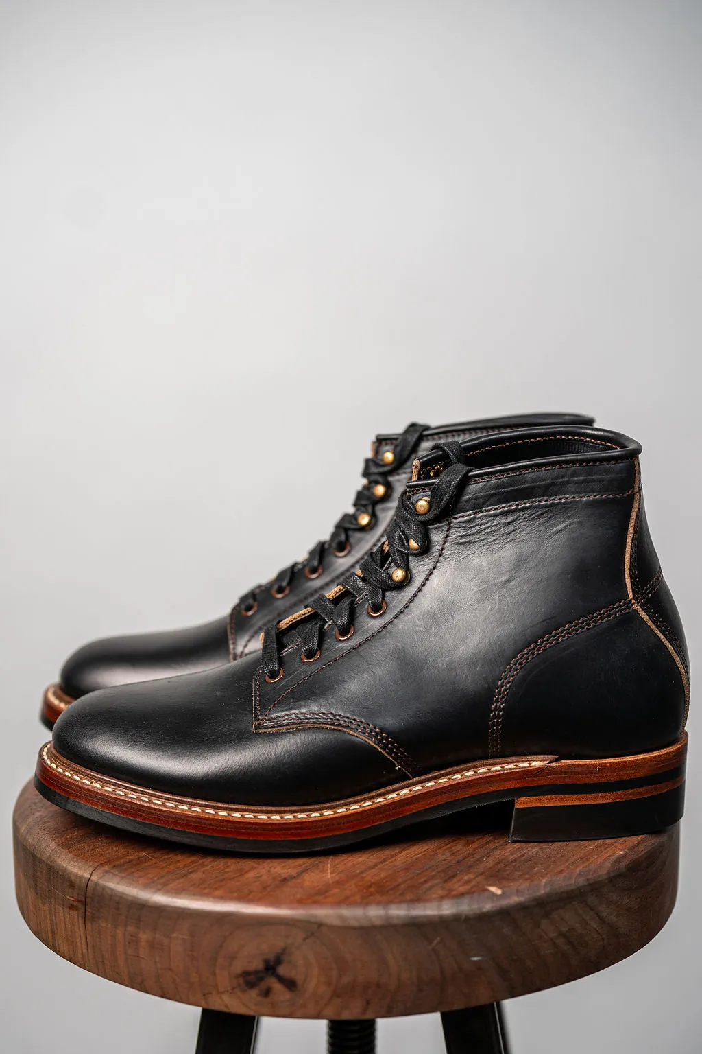 John Lofgren El Capitan Boots - Horween Leather Black Chromexcel sold by Franklin and Poe product image thumbnail 3