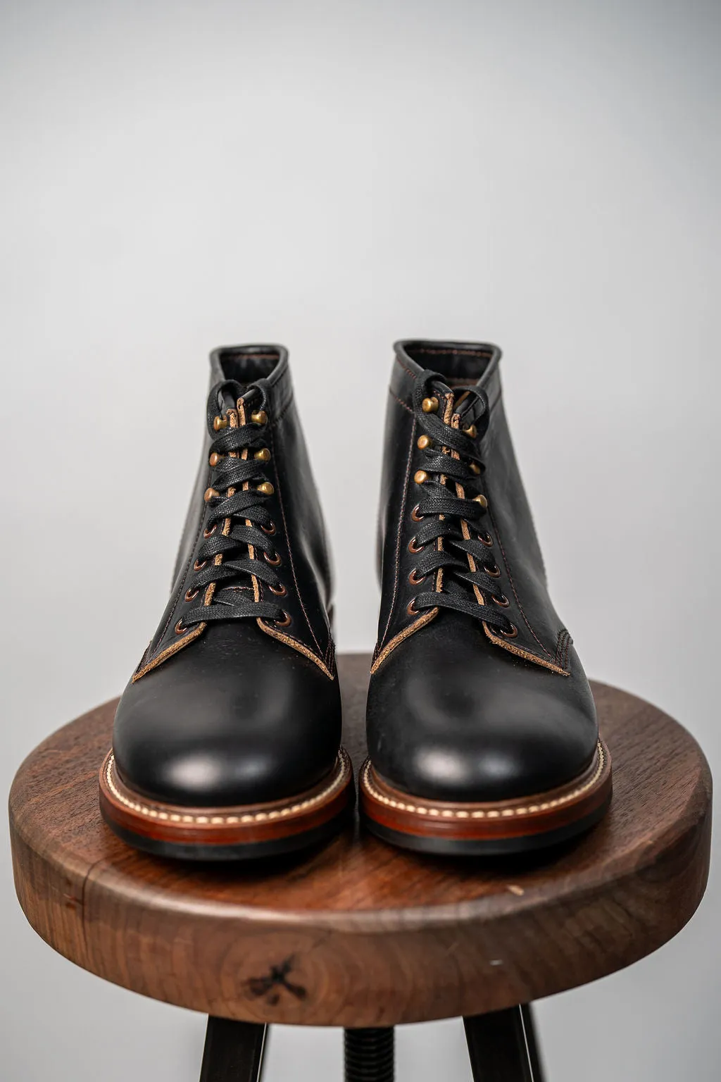 John Lofgren El Capitan Boots - Horween Leather Black Chromexcel sold by Franklin and Poe product image thumbnail 2