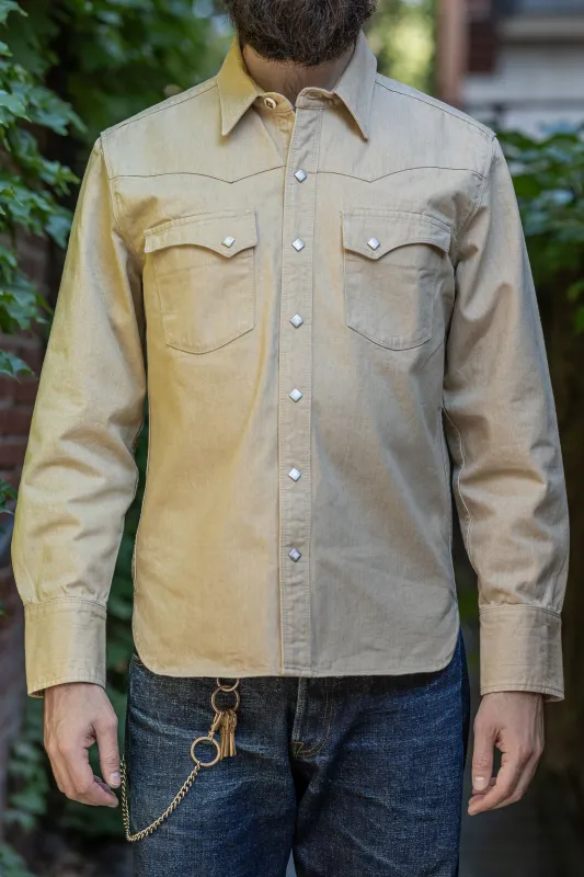 Freenote Cloth Calico - Tan Denim sold by Franklin and Poe