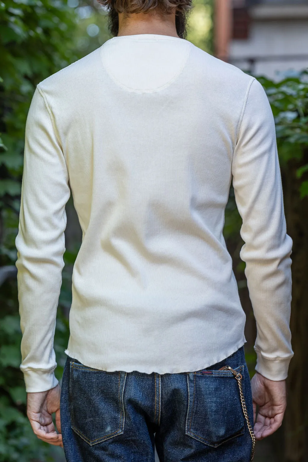 Indigofera Clyde - Cotton Rib Cocatoo White sold by Franklin and Poe product image thumbnail 3