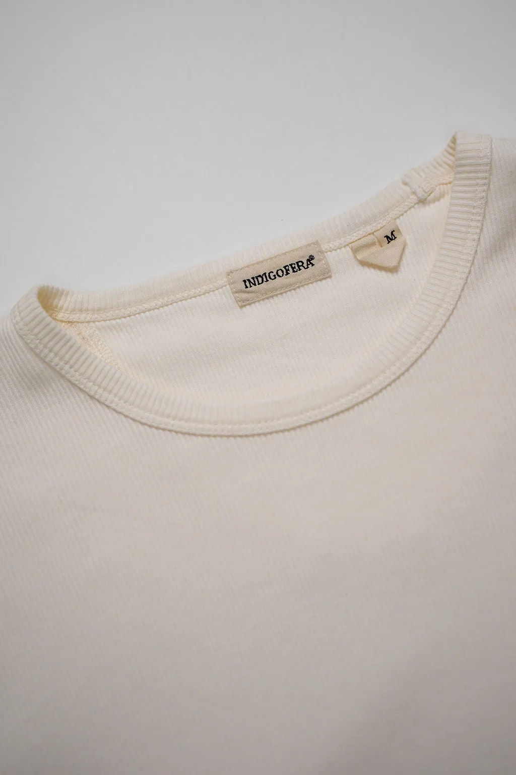Indigofera Clyde - Cotton Rib Cocatoo White sold by Franklin and Poe product image thumbnail 5