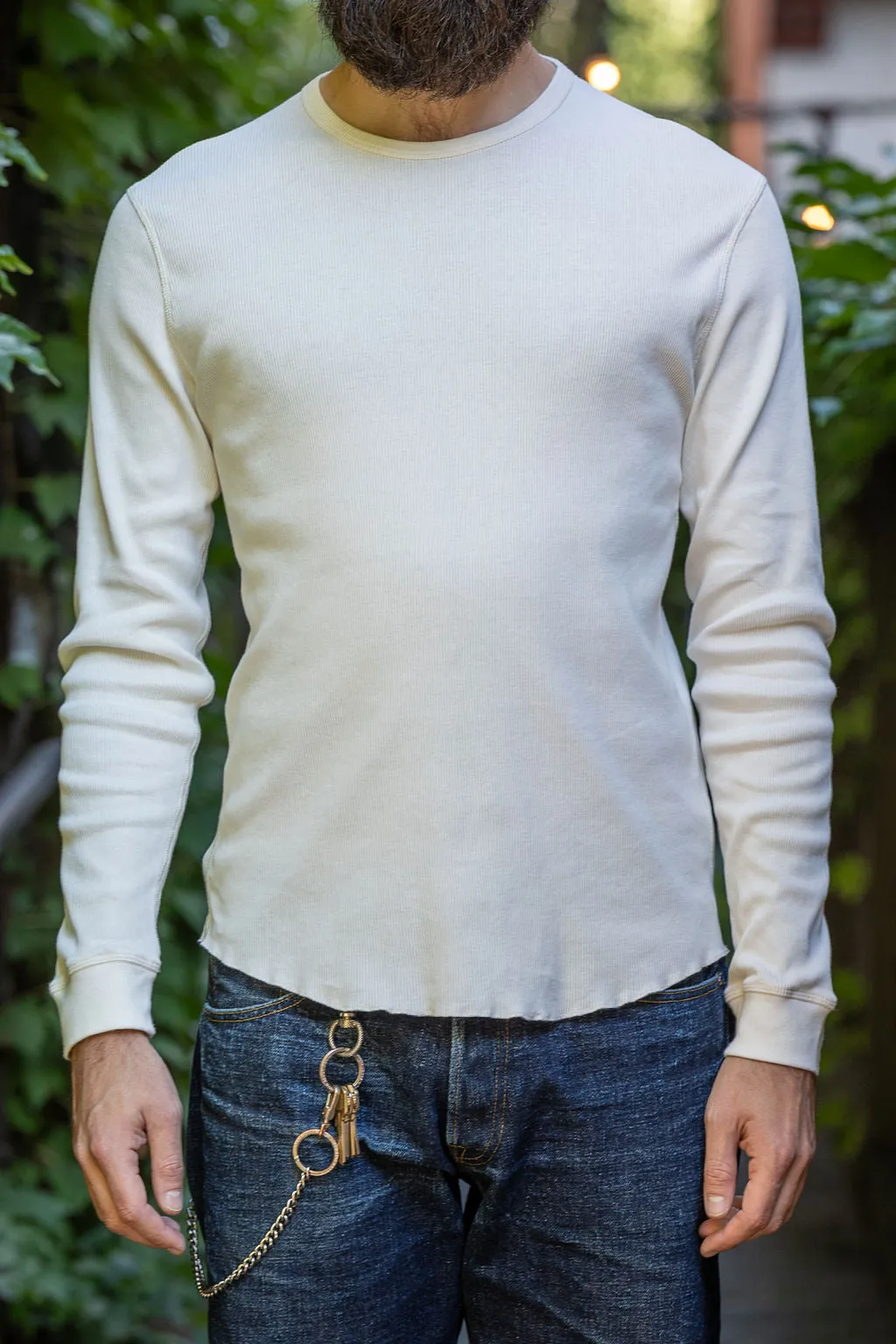 Indigofera Clyde - Cotton Rib Cocatoo White sold by Franklin and Poe