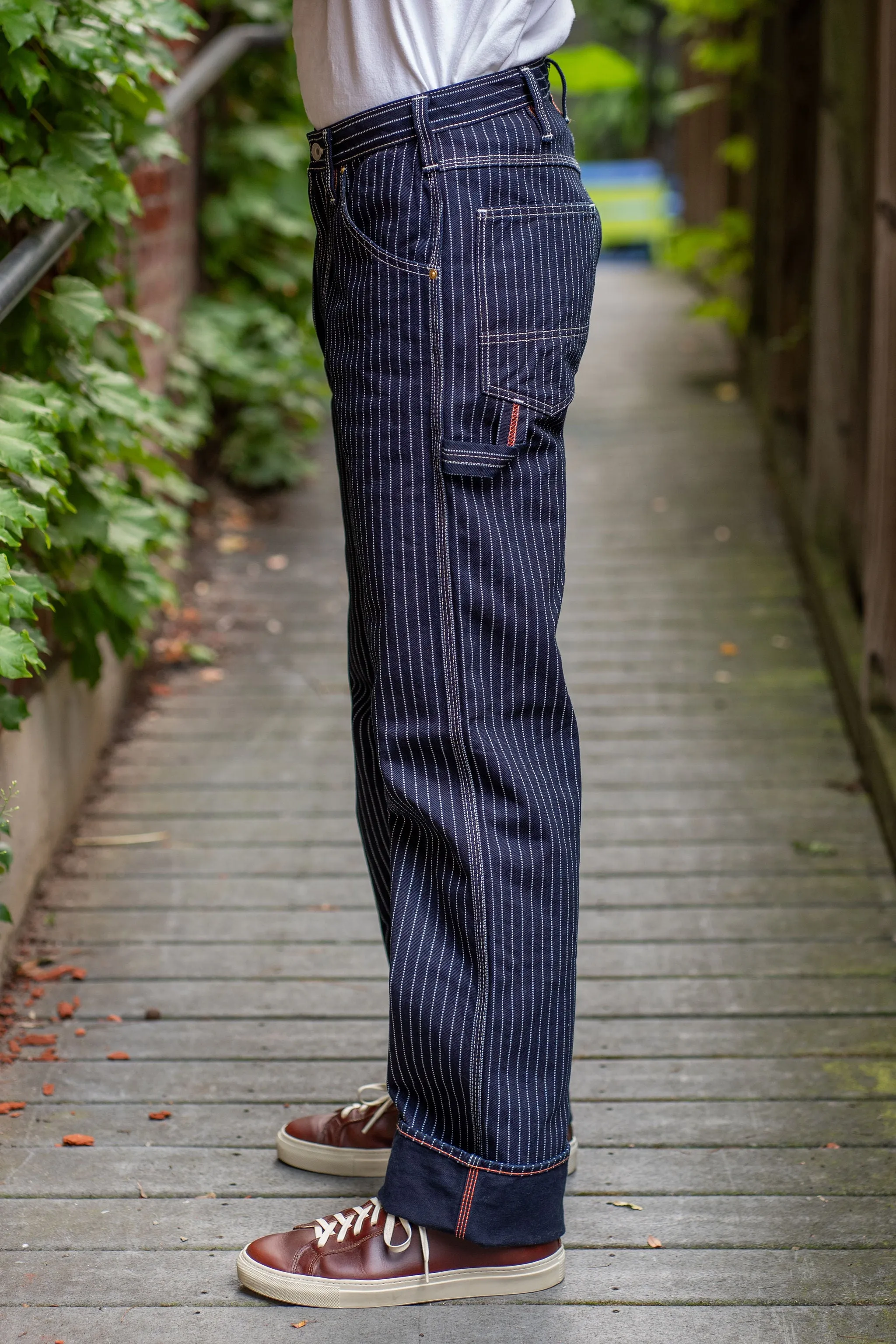 Iron Heart IH-814-IND 12oz Wabash Painter's Pants - Indigo sold by Franklin and Poe product image thumbnail 2